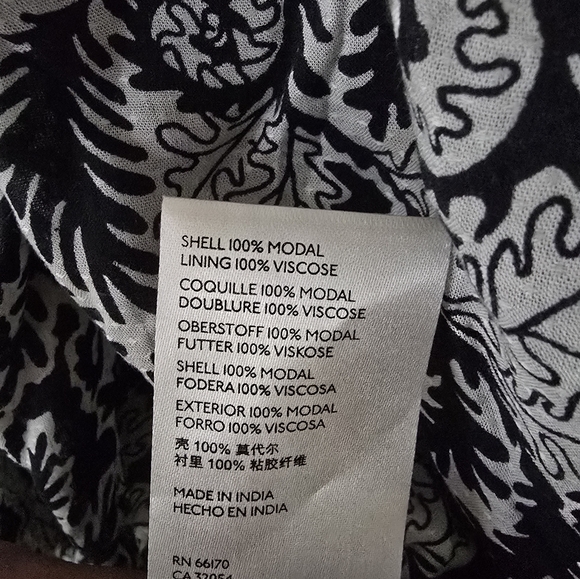 NWT Anthropologie Maeve Floral Maxi Black White Dress Small - Picture 6 of 7